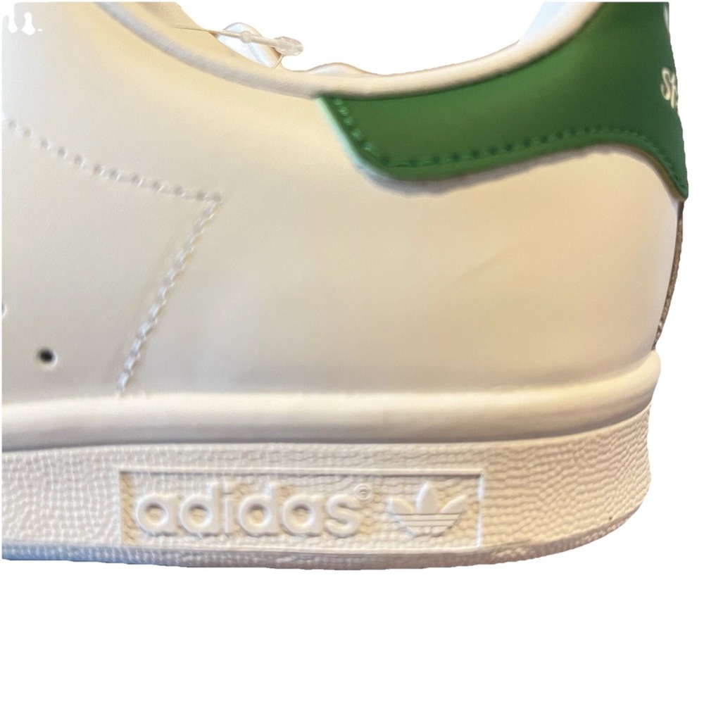 Adidas Originals Men Stan Smith Shoes Sz 8 White Sneaker Leather Casual Athletic - Picture 7 of 15